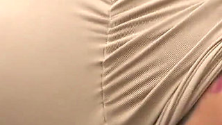 MILF with a Huge Ass Rolling on the Cock in Shorts Jammed in the Ass.