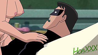 DC Harley Quinn and Nightwing Femdom