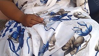 Tamil Desi Outdoor Saree Sex with Step Brother