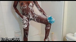 Can You Imagine What Happened Here! Watch Me Lather up in the Shower