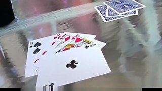Backyard poker party turns into foursome