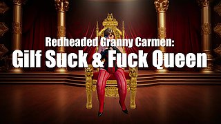 Redheaded Granny Carmen - GILF Suck & Fuck Queen