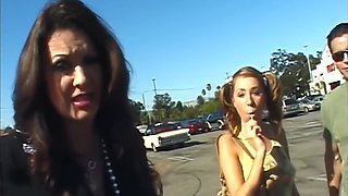 Big Tit Cougar Stepmom Brings Curious Stepdaughter For
