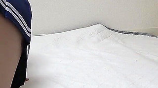 Big Tits Spill Out of Too Short T-shirt Thong Panties Wedgie in Camel Toe and Japanese Girl Cleaning Her Room in Girls Apartment