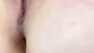 Horny amateur couple close up anal on webcam