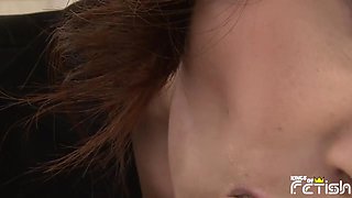 Cute Japanese Babe Sucks With Passion A Big And Hairy Cock Pov