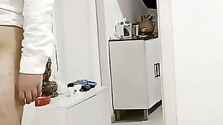 Boss Arrives and Asks the Secretary to Suck and Fuck Him, in the End He Cums on Her Face and Breasts and She Sucks It All