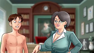 Steamy new animated flick in Summertime Saga featuring Hotbhabi