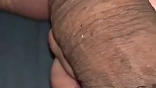 Step mom continue sucking step son dick after he cum