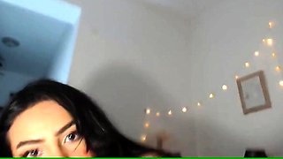 Extreme amateur pov blowjob with brunette babe