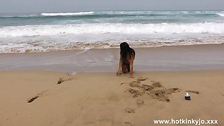 Anal Fisting on the Beach and in the Ocean by Hotkinkyjo