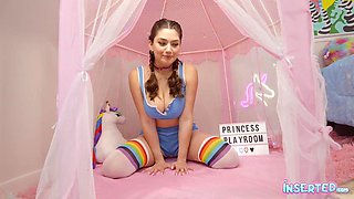 Big tit and ass whore gets her load