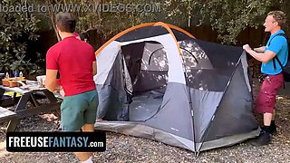Four way! we share my girlfriend and pound outdoors - freeuse desire