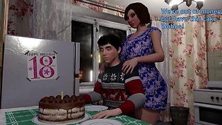 A single Cougar gave a dude a sundress, then he discovered that she had a secret under her micro-skirt.. 3 dimensional futa on masculine, sissy transformation