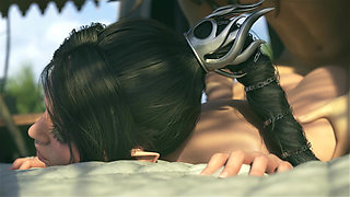 Shadowheart x Halsin Secret Romance Scene Hentai 3D Animation Uncecored