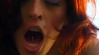 Busty Red Head Bends Over And Gets Pounded Hard From The Rear