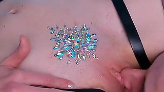 Kinky Petite Brunette Puts up Her Butt for Fuck and Creampie