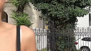 German Scout - Latina Girl with Small Ass and Petite Tits Sarah Cute Get First Time Casting Sex