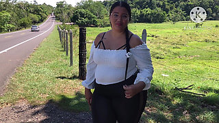 Stranger Fucks Me for Money Outdoors