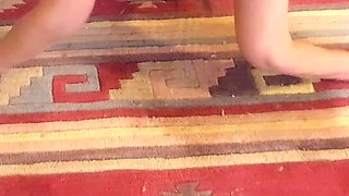 Sensual Body Movements with My Nude Body. Touching & Fingering My Hairy Pussy.