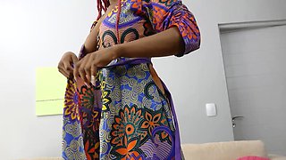 Beautiful African amateur girl audition