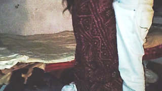 desi couple hot romance in saree