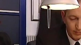 Beautiful Sexy Secretary with Hairy Pussy Fucked and Cummed in Mouth by Monster Cock