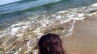 Hot MILF Beach Fuck with Friend's Mom