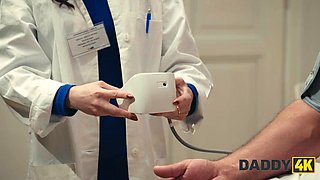 DADDY4K. Pervy nurse is cheating right in the doctor s office ft. Dragon Fruit  Neeo: Porn