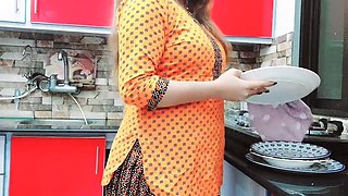 Desi XXX Maid Fucked in Kitchen with Very Hot