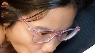 18yo Thai teen fucked from behind by a big white cock