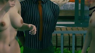 Lisa Total Investigation! by Dragofinder Studio - Group Sex at the End of the Party 15