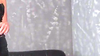 Curvy MILF Hard Spanking Her Fat Slave