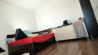 Amateur wife does naked housework. Milf with hairy pussy, big ass.