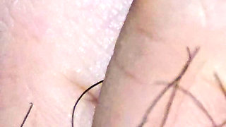 Step mom close up handjob step son dick