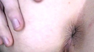 Horny amateur couple close up anal on webcam