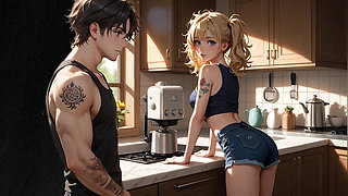 Step Sister Seduces Step Brother While Parents Are Out - Part 1
