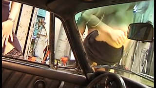 This Lady From Germany Got Fucked in the Car While Her Friends Watch