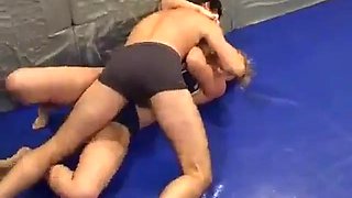 Wrestling mixed, a nice one: Big Tits, Big Ass  Babe Porn