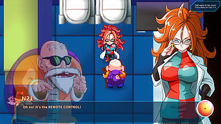 Kame Paradise 3 - Master Roshi,N21,Bulma and Android 18 love video