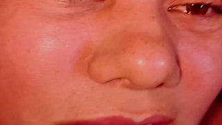 Pretty horny girl likes to suck cock