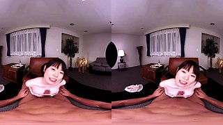 Adorable petite Asian Mimi Kousaka POV blowjob