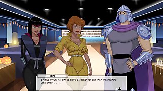 Grace takes charge and dominates Lois in this wild 3D adventure