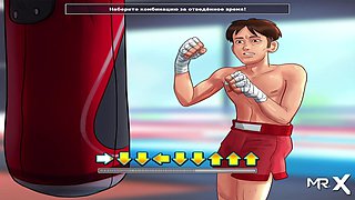Summertime saga - Jerk off a Little on Bed E1 # 77