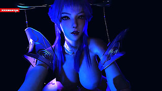 Bigboob Priestess Summons Pleasure - 3D Animation Hentai