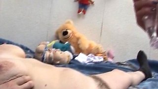 German Lady Strapon Fucking Her Maid