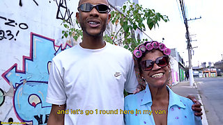 Ebony Granny BBC Asss Fucked While Driving