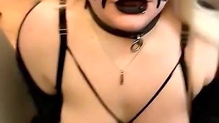 Blonde Whore Sucks Daddy's Cock