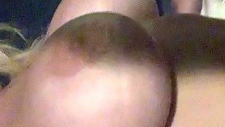 Big Boobed Blonde Masturbates With A Dildo In The Bathroom