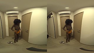 Pov: Black Afro-American Amelia Star - Teasing Vol. 2 (Black Skin African In Thailand)